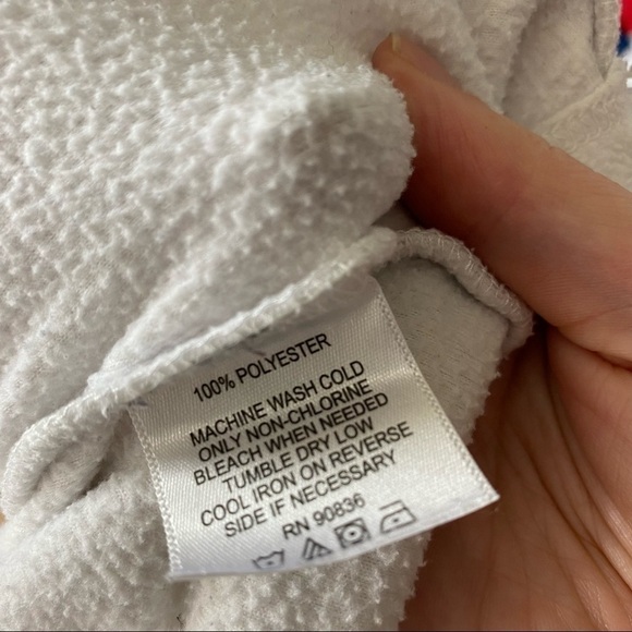 Boston Redsox Full Zip Fleece Sweatshirt Large Port Authority Red - Picture 6 of 7